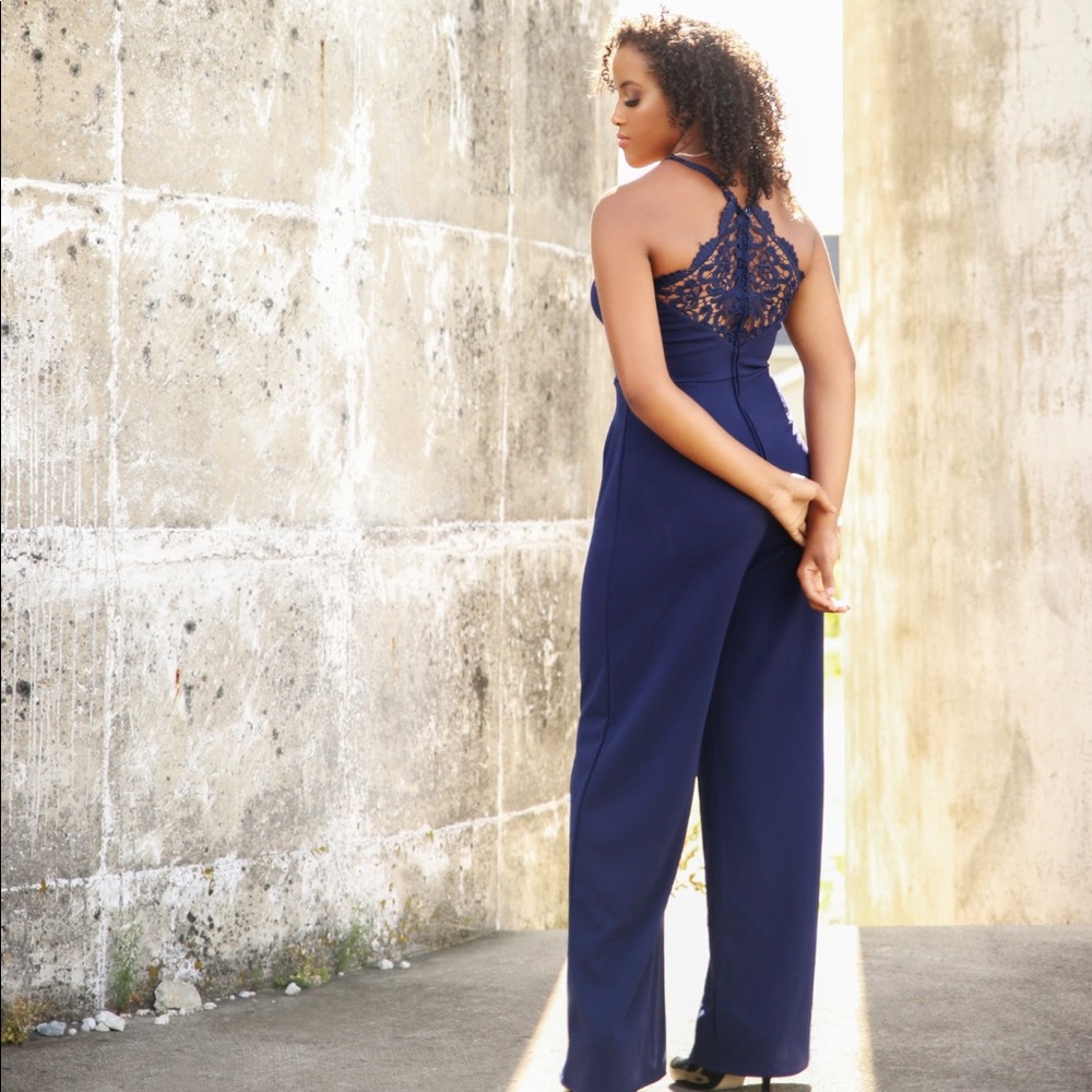 Navy Blue Jumpsuit
